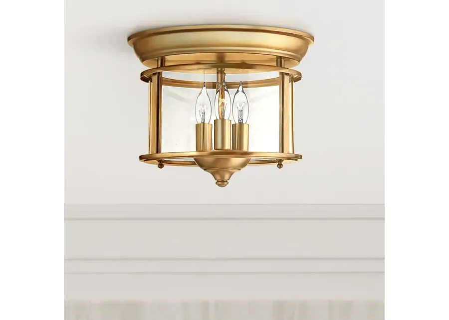 Hinkley Gentry 11 1/2" Wide Heirloom Brass Ceiling Light