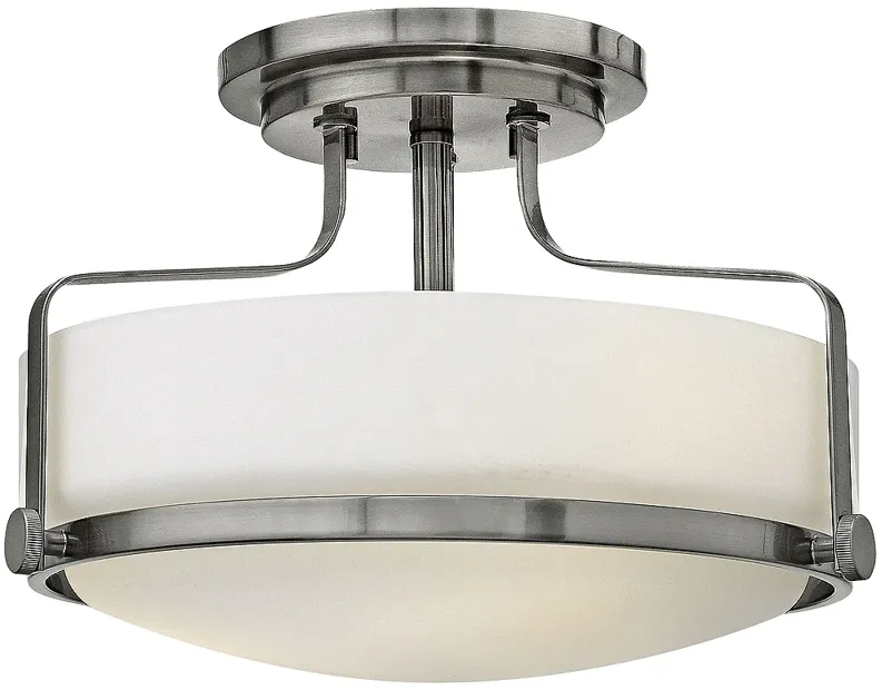 Hinkley Harper 14 1/2" Wide Brushed Nickel Ceiling Light