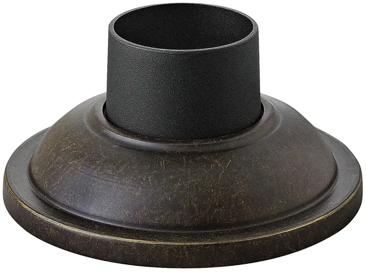 Pier Mount Fitter - Smooth Base in Regency Bronze