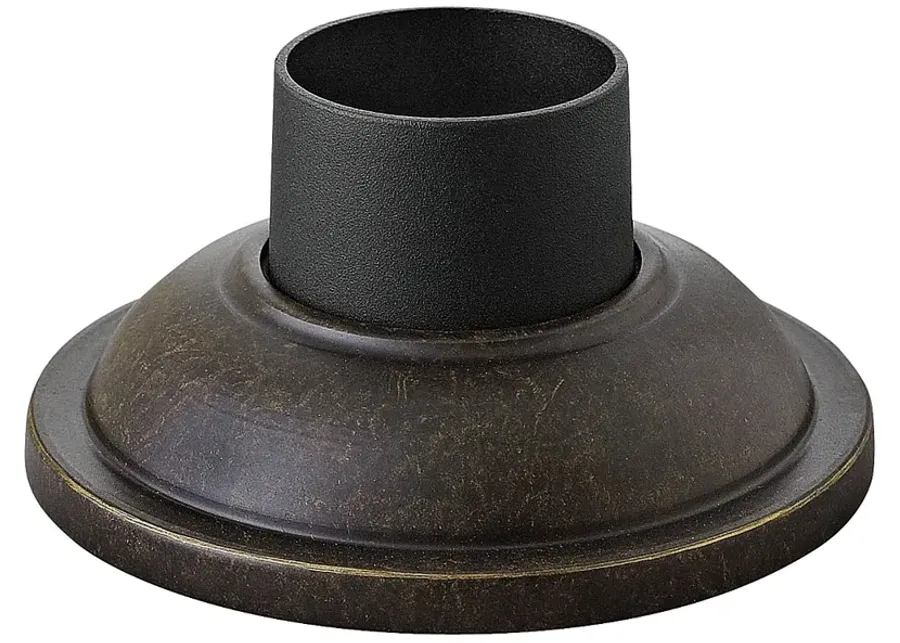 Pier Mount Fitter - Smooth Base in Regency Bronze