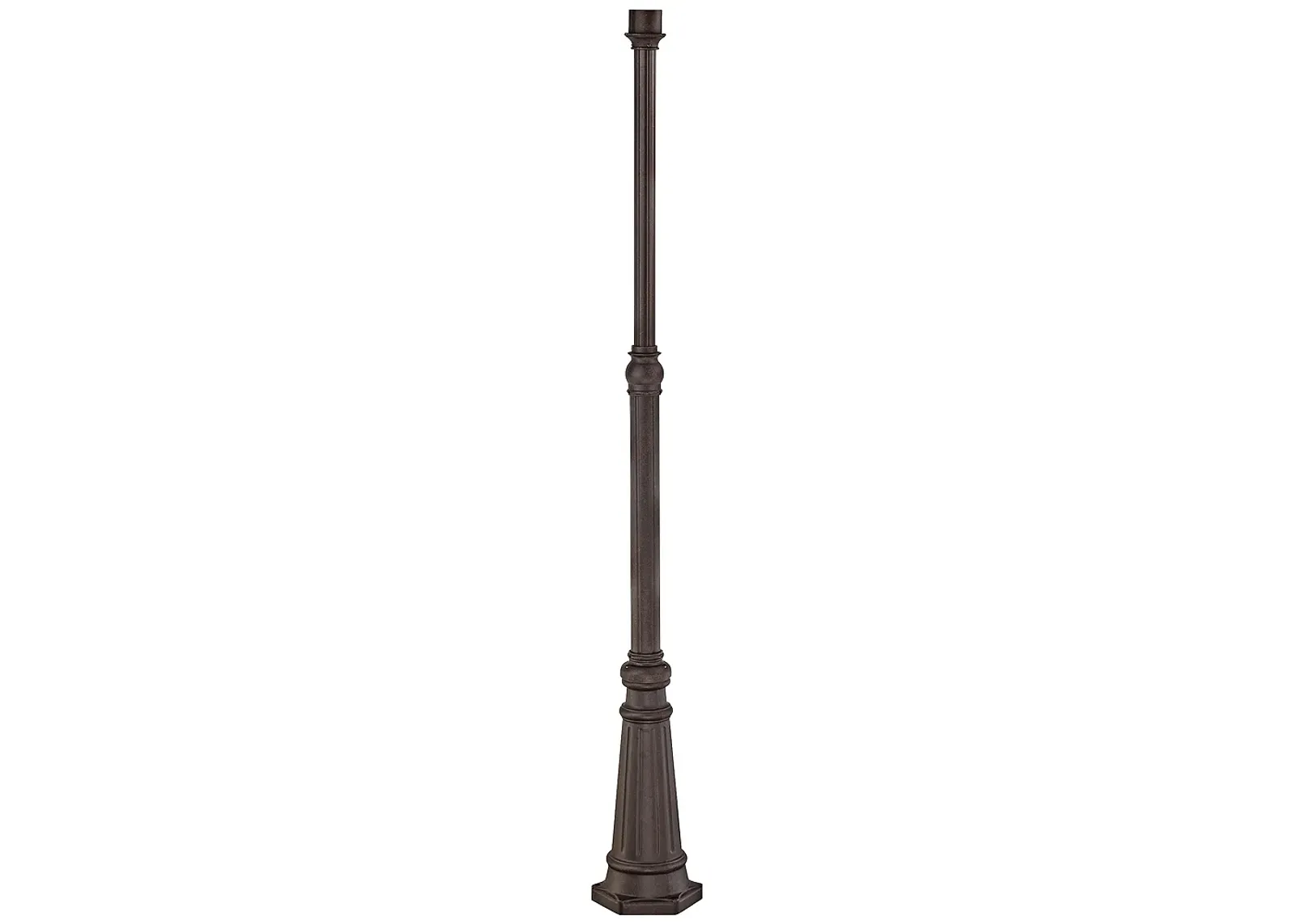 Quoizel Decorative Bronze Outdoor Post Light Pole and Base