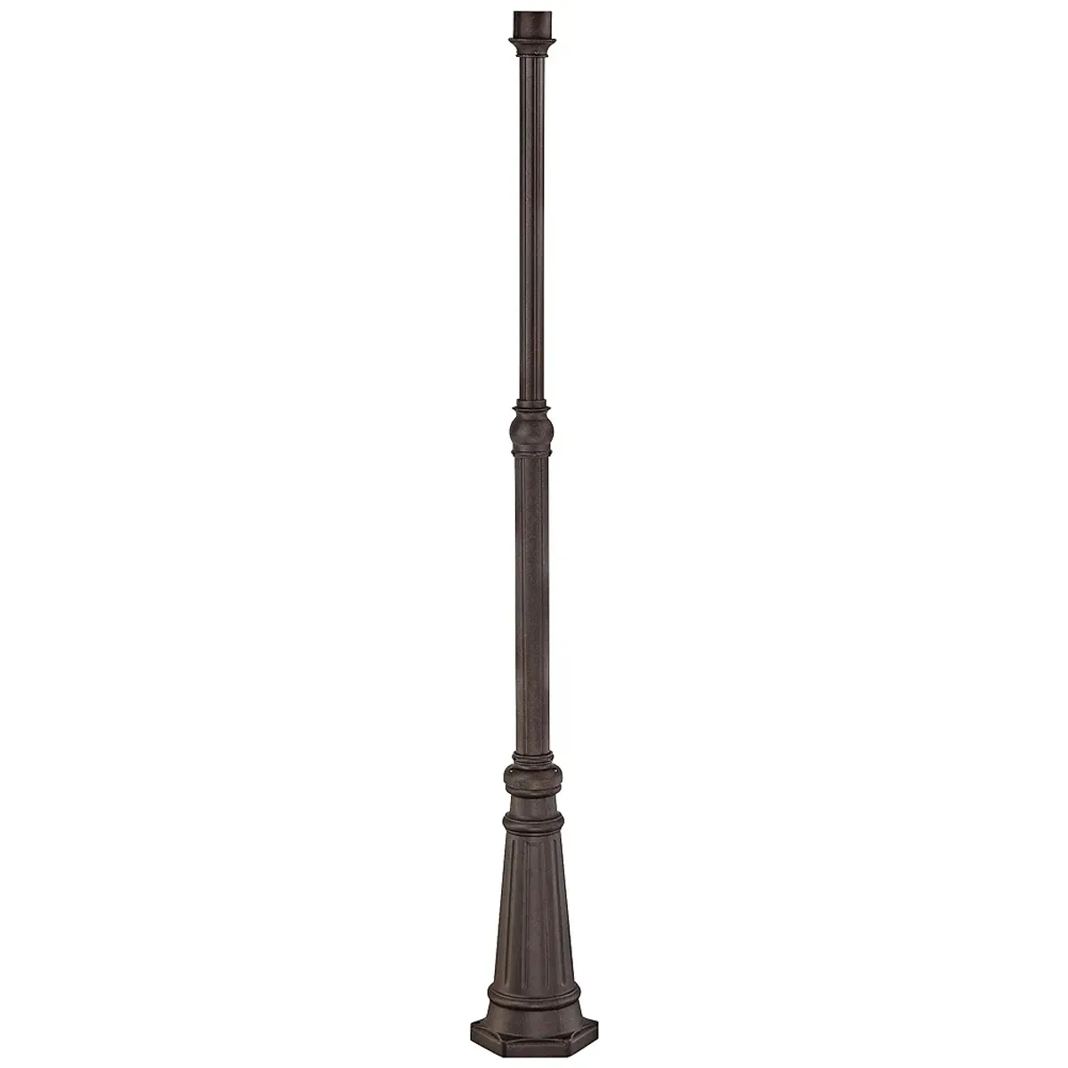 Quoizel Decorative Bronze Outdoor Post Light Pole and Base