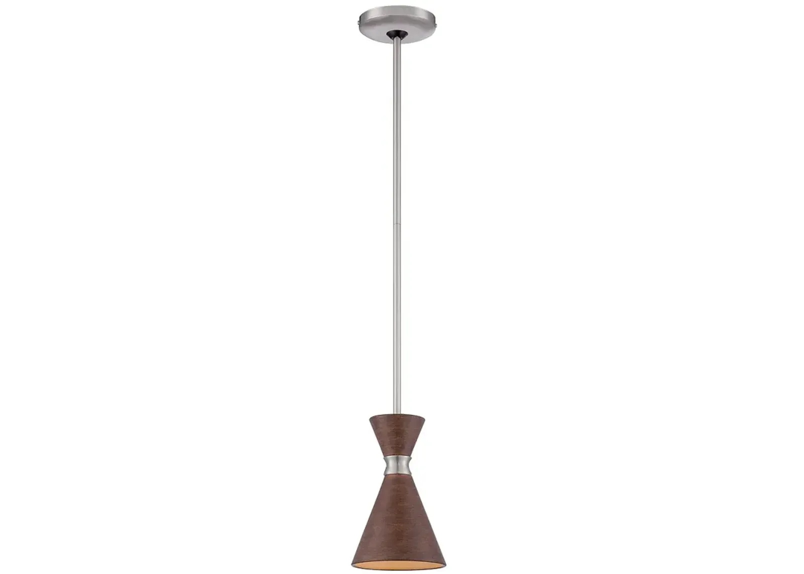 George Kovacs Conic 1-Light Brushed Nickel Mini Pendant