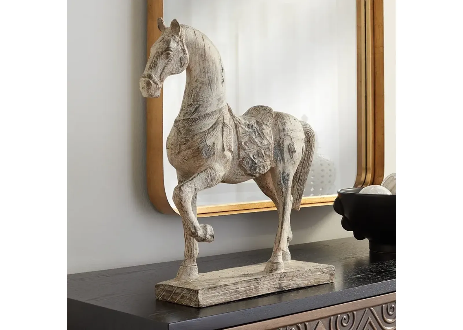 Kensington Hill Rustic Horse 15 1/4" High Statue