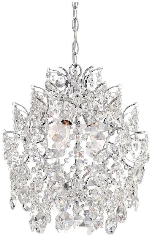 Minka-Lavery Isabella's Crown 14" 3-Light Crystal Mini Chandelier