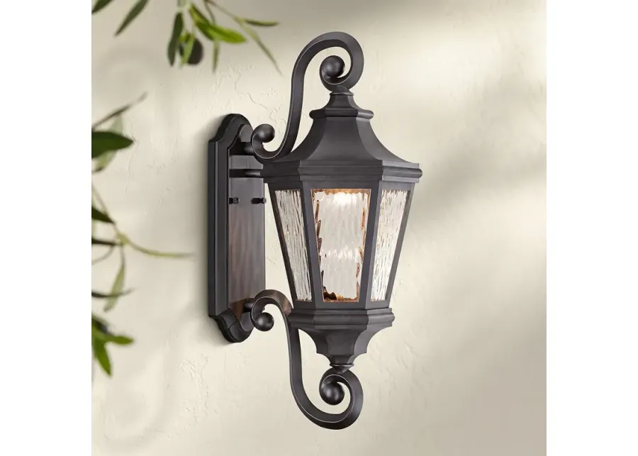 Hanford Pointe LED 21 3/4"H Bronze Outdoor Wall Light