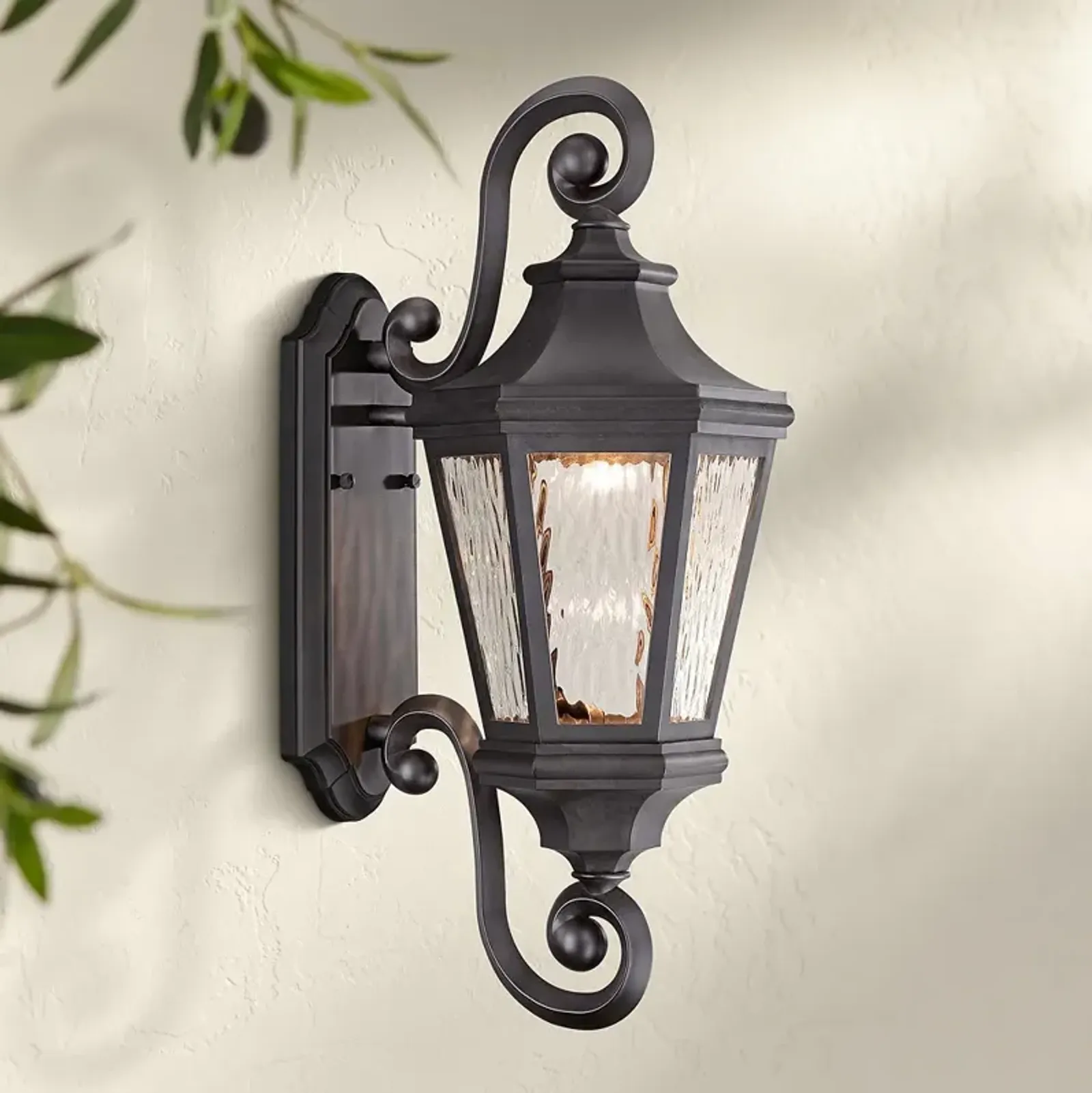 Hanford Pointe LED 21 3/4"H Bronze Outdoor Wall Light