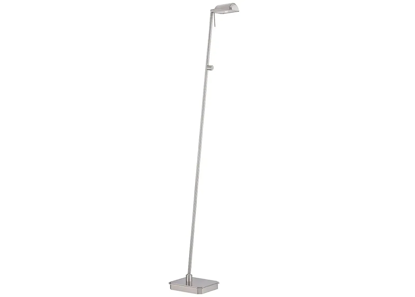 George Kovacs Kress 50 1/2" Modern Brushed Nickel LED Floor Lamp