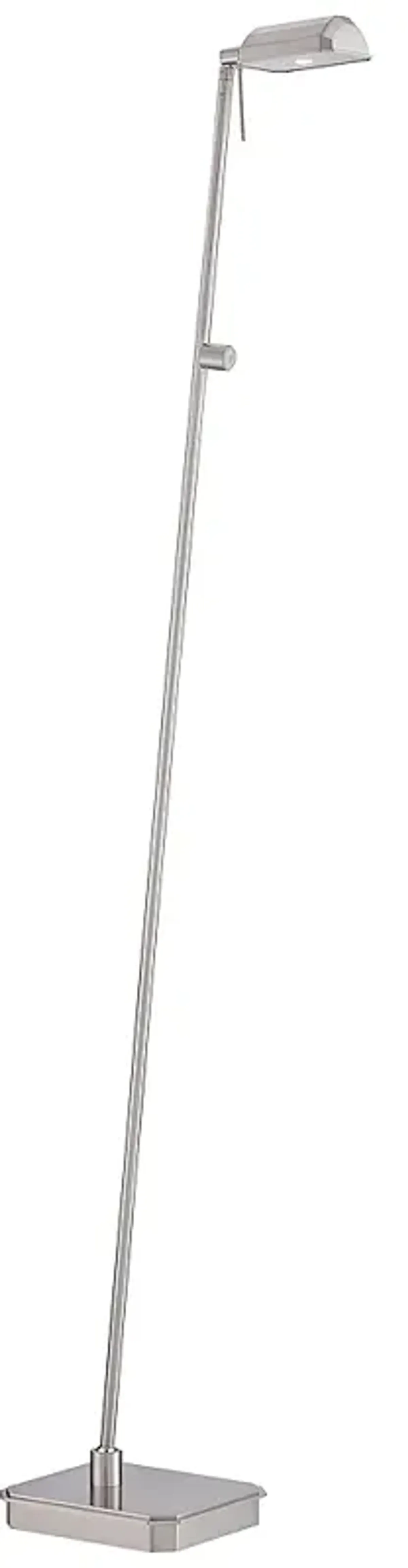 George Kovacs Kress 50 1/2" Modern Brushed Nickel LED Floor Lamp