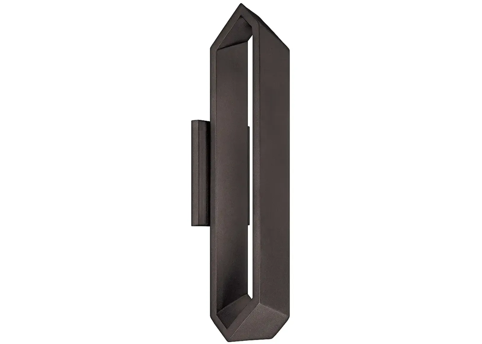 George Kovacs Pitch 18 1/2"H Black LED Outdoor Wall Light