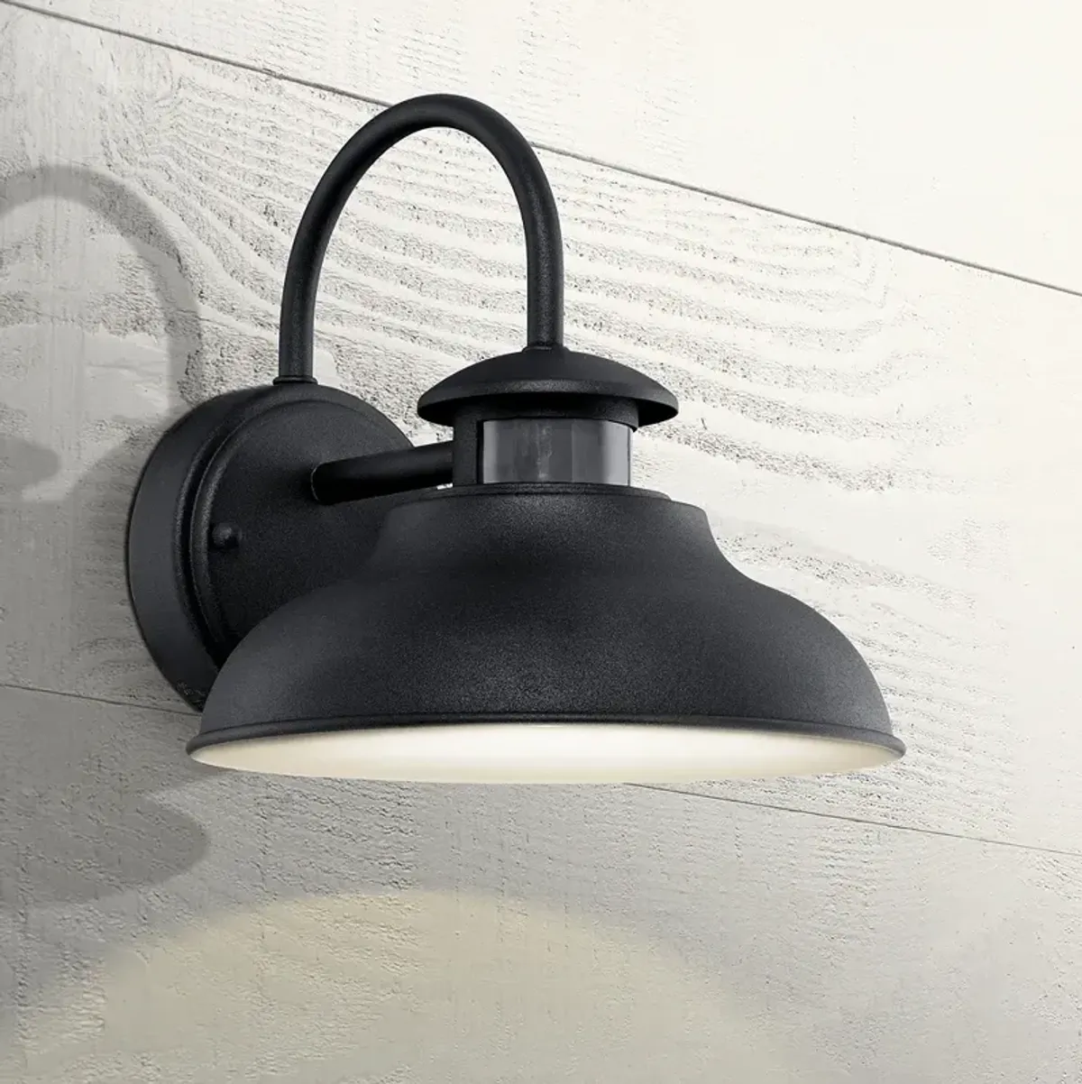 John Timberland Midland 9" High Dusk-to-Dawn LED Motion Sensor Light