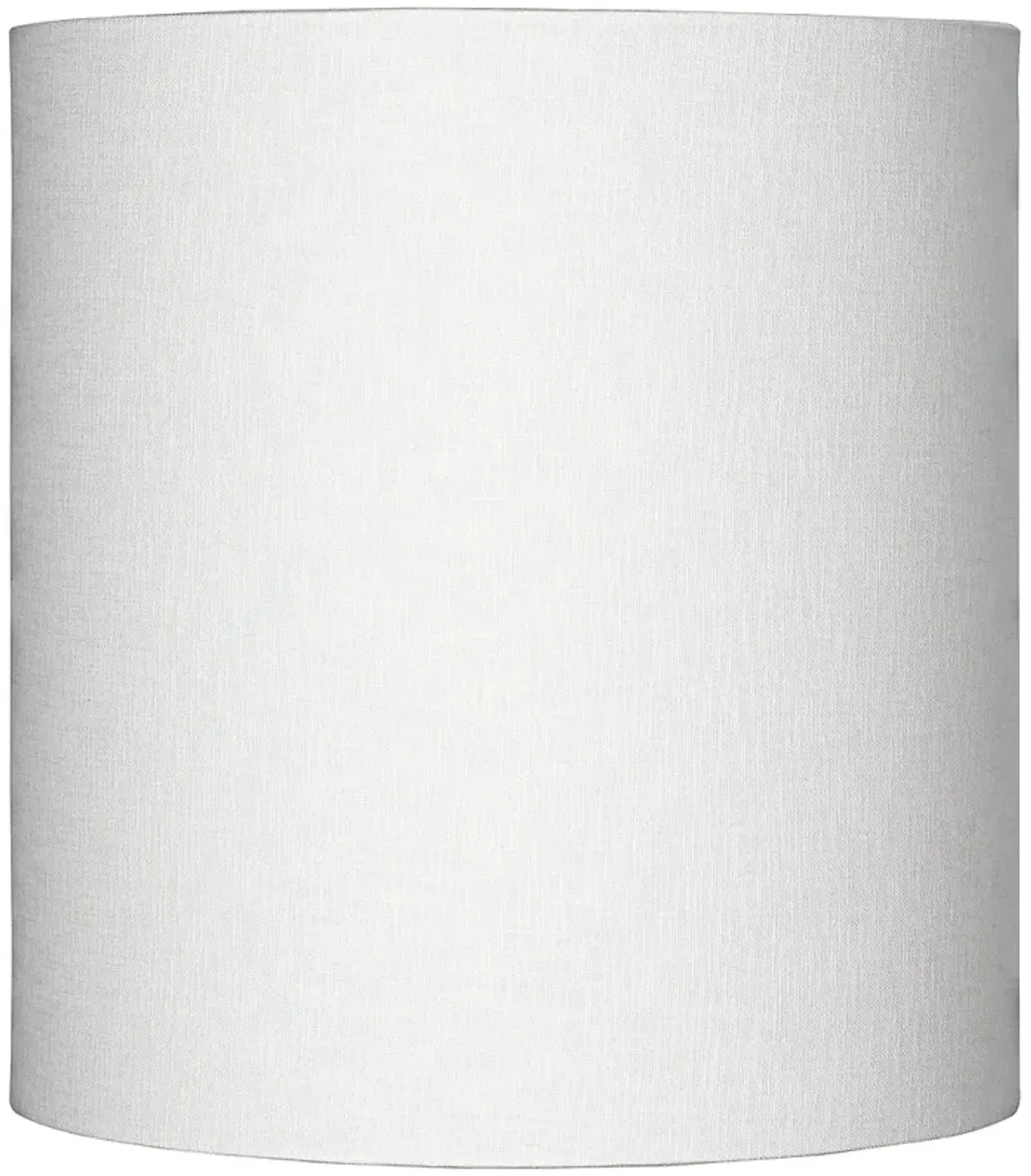 Springcrest Collection White Tall Linen Drum Shade 14x14x15 (Spider)