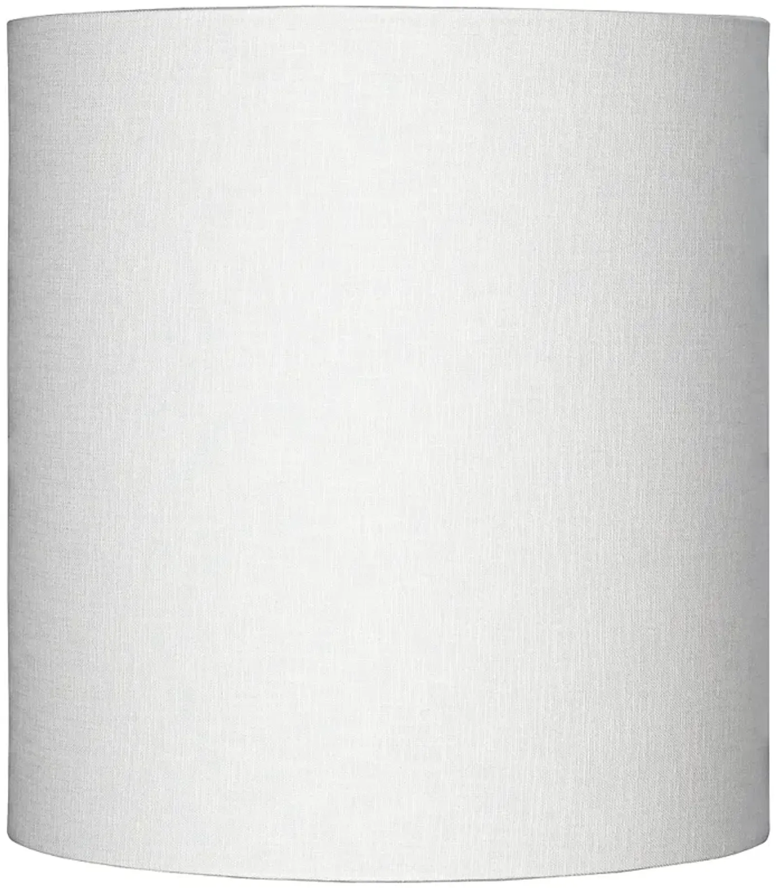 Springcrest Collection White Tall Linen Drum Shade 14x14x15 (Spider)