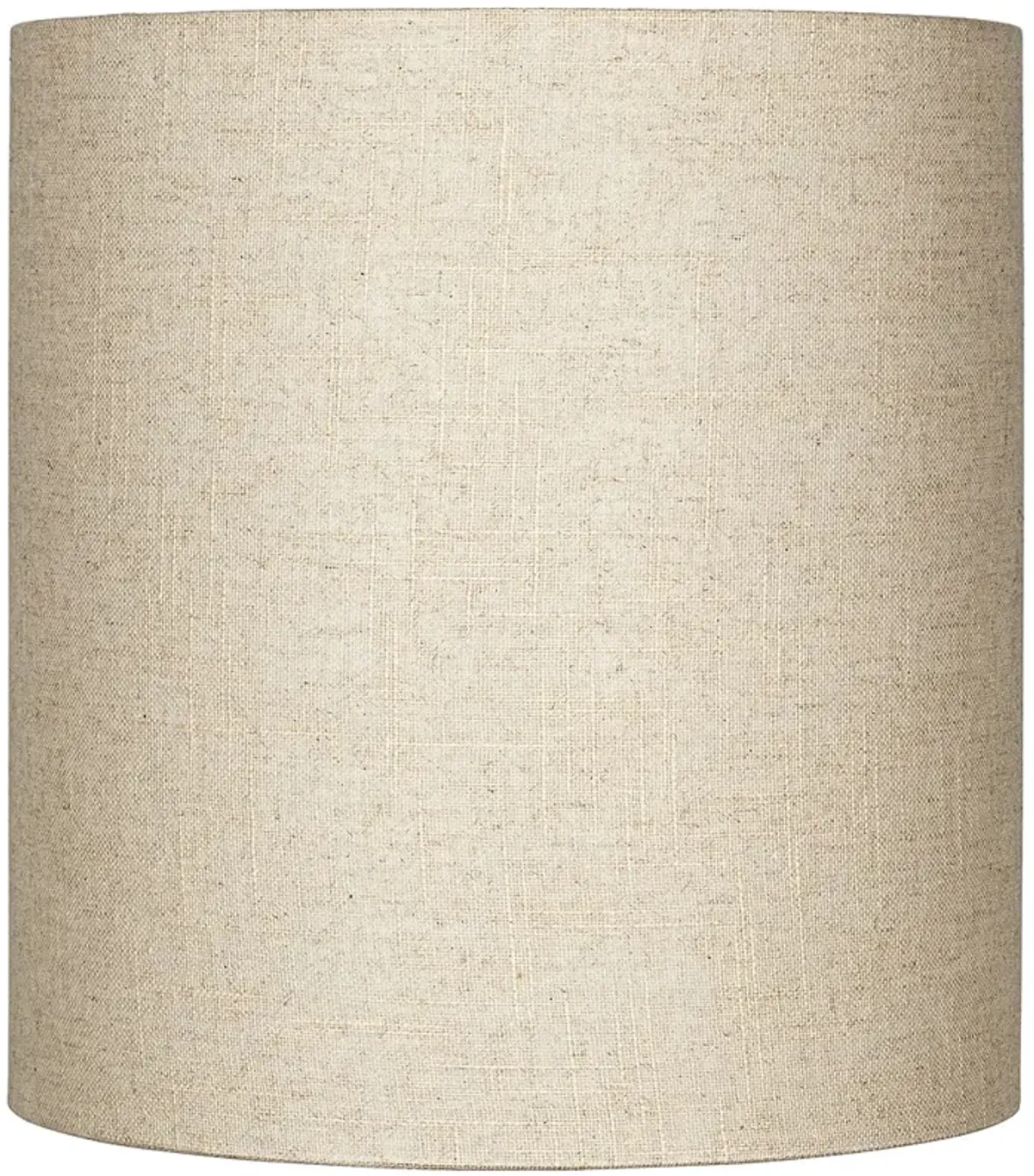 Springcrest Meryl Oatmeal Linen Tall Drum Shade 14x14x15 (Spider)