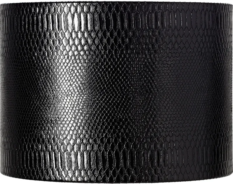 Springcrest Reptile Print Black Shade with Silver Lining 15x15x11 (Spider)