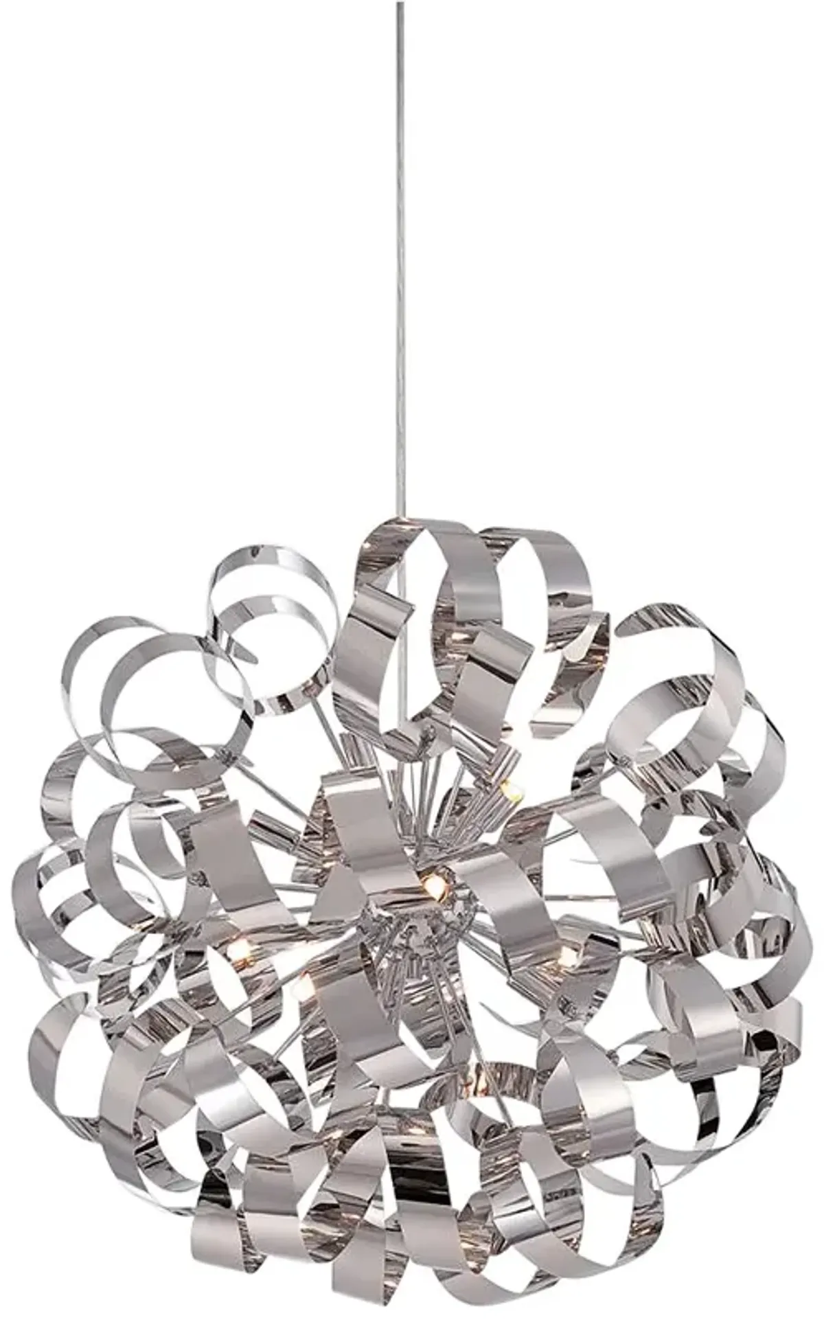 Ribbons 23" 12 Light Pendant PC