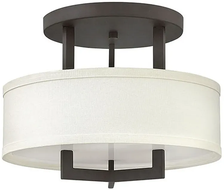 Hinkley- Hampton Small Semi-Flush Mount