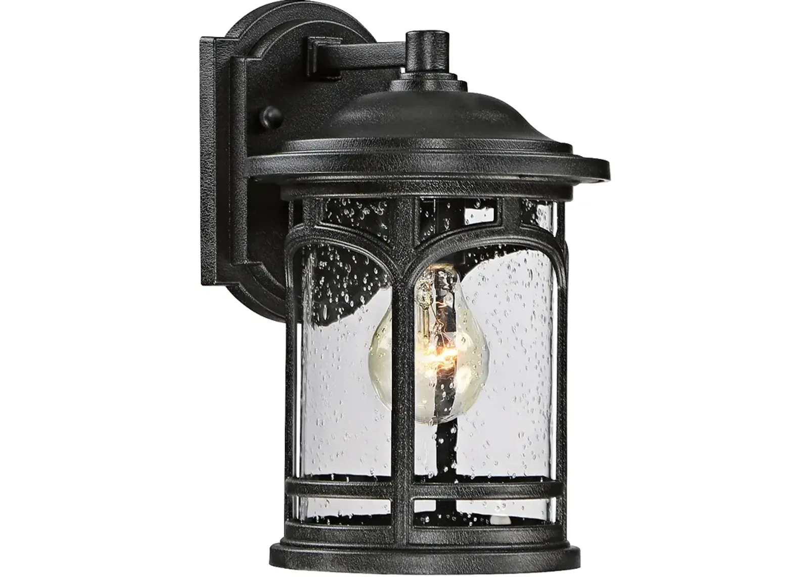 Quoizel Marblehead 11" High Mystic Black Outdoor Wall Light