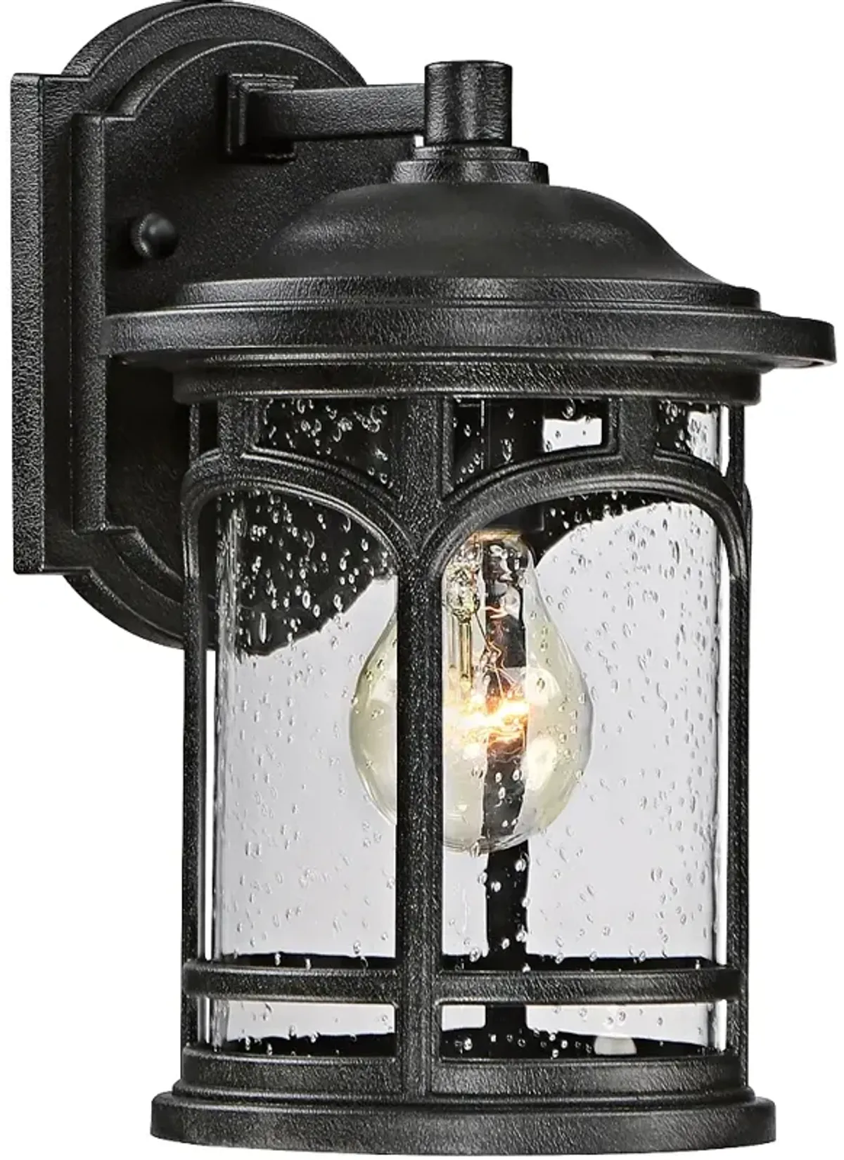 Quoizel Marblehead 11" High Mystic Black Outdoor Wall Light