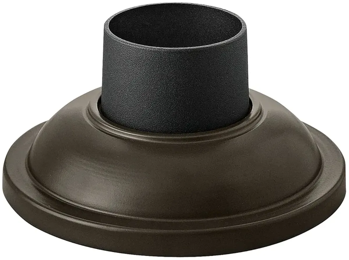 Signature Pier Mount Fitter - Smooth Base in Bronze