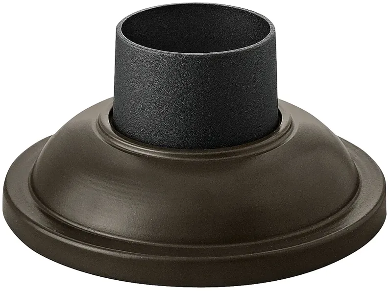 Signature Pier Mount Fitter - Smooth Base in Bronze