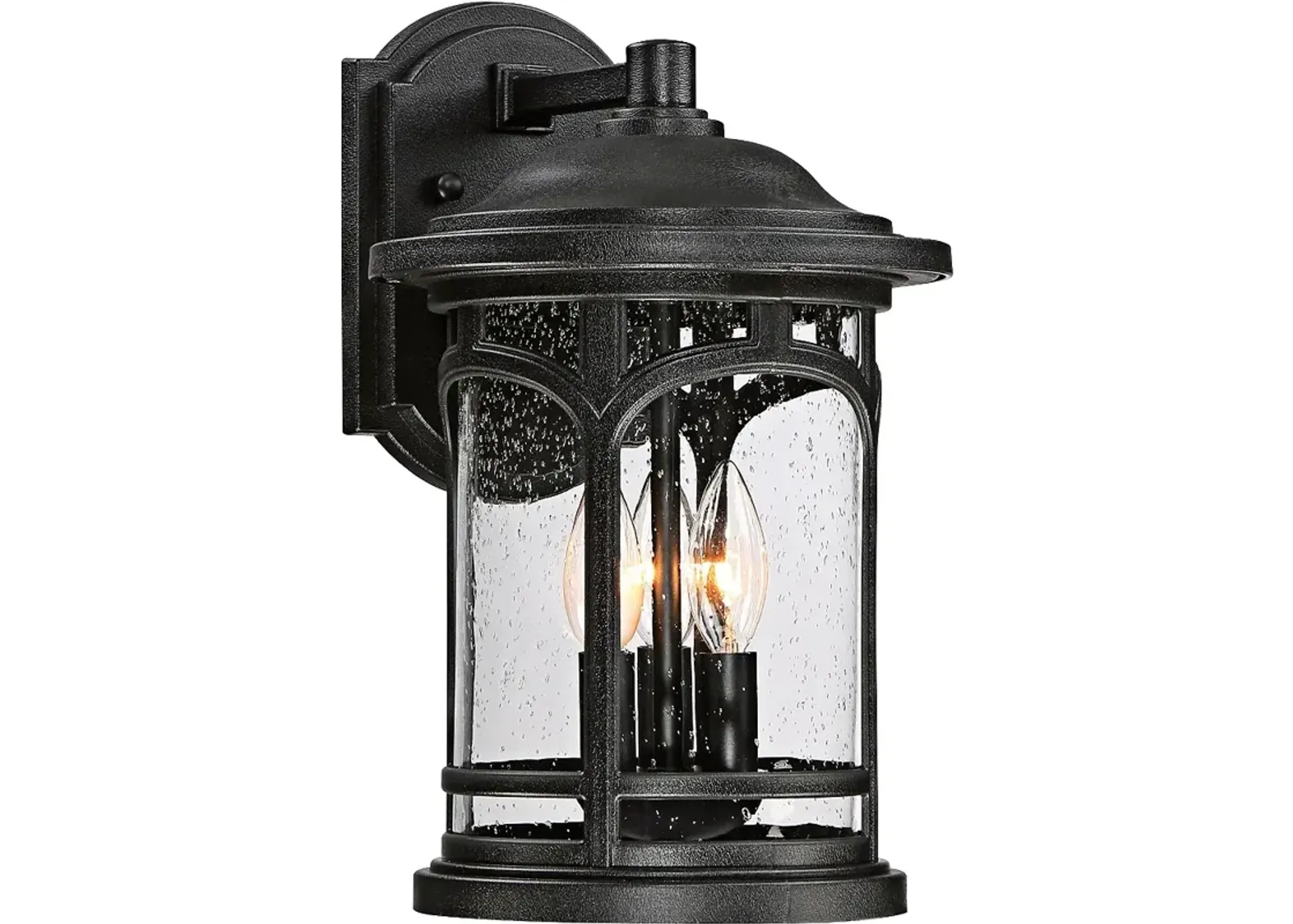 Marblehead 14 1/2" High Mystic Black Outdoor Wall Light