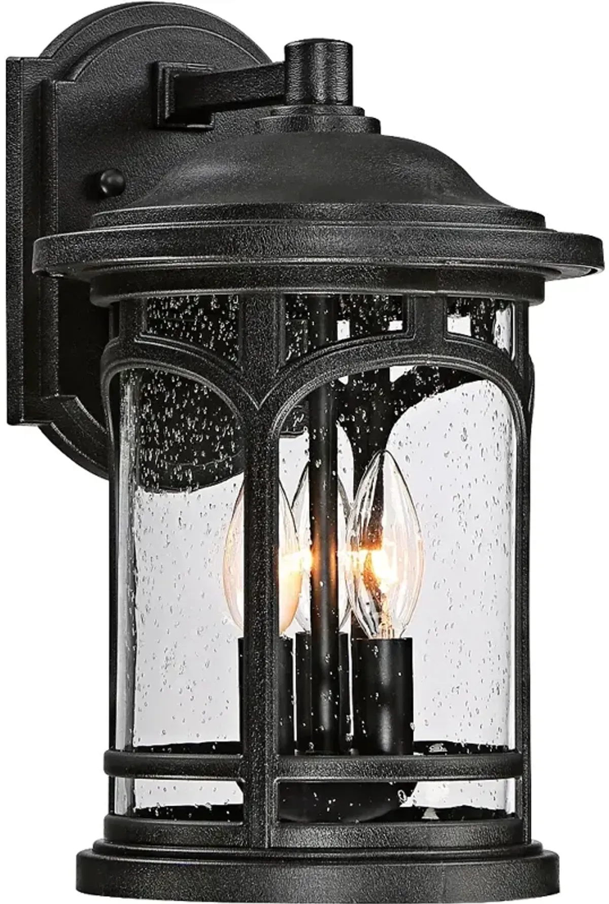 Marblehead 14 1/2" High Mystic Black Outdoor Wall Light