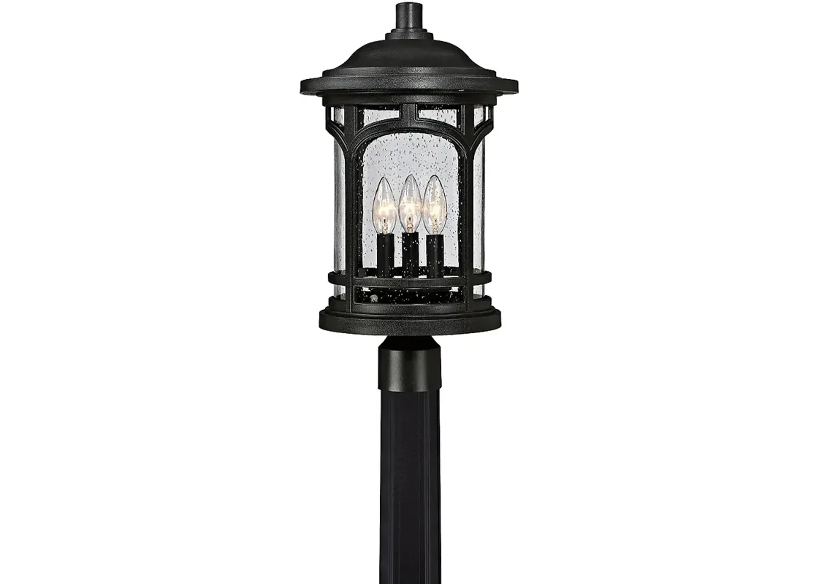 Marblehead 19 1/2" High Mystic Black Outdoor Post Light