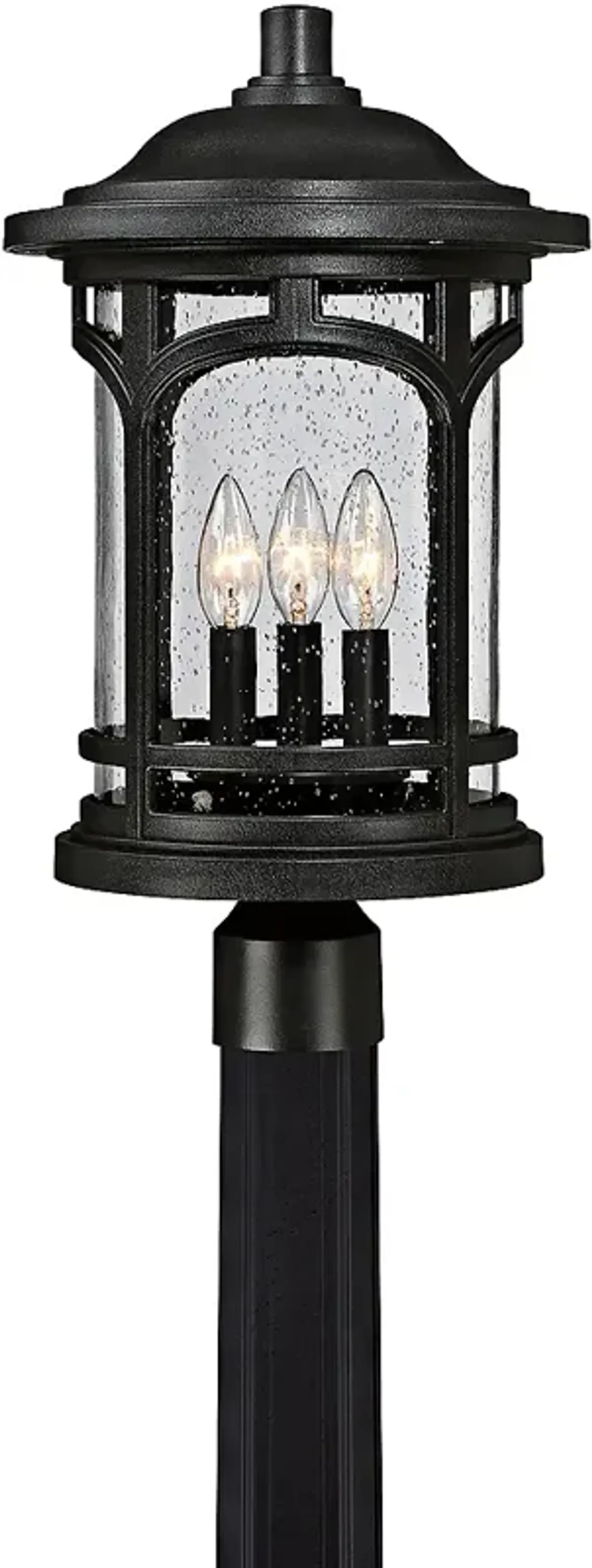 Marblehead 19 1/2" High Mystic Black Outdoor Post Light