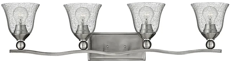 Hinkley Bolla 35 3/4" Wide Brushed Nickel 4-Light Bath Light