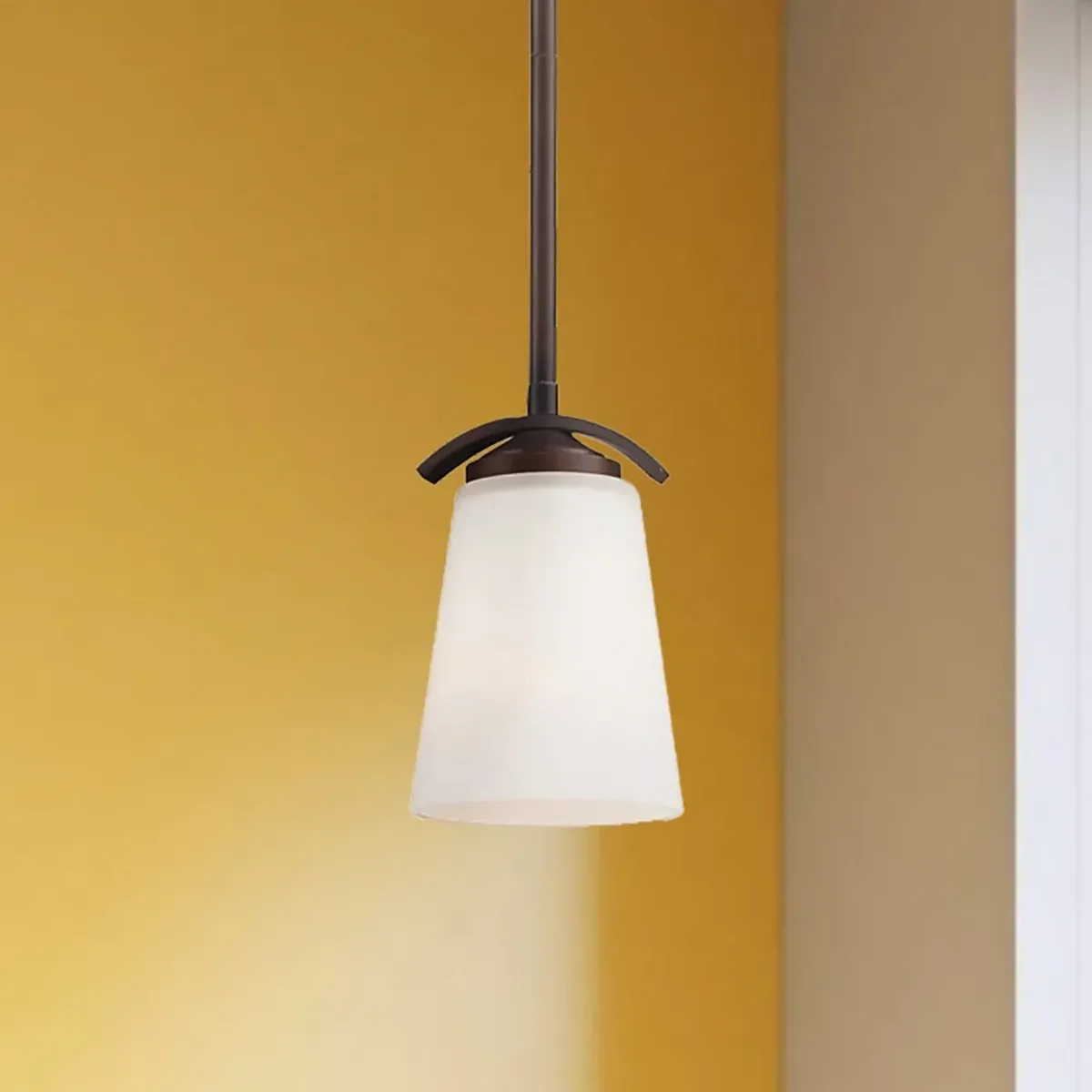 Minka-Lavery Overland Park 1-Light Vintage Bronze Mini Pendant