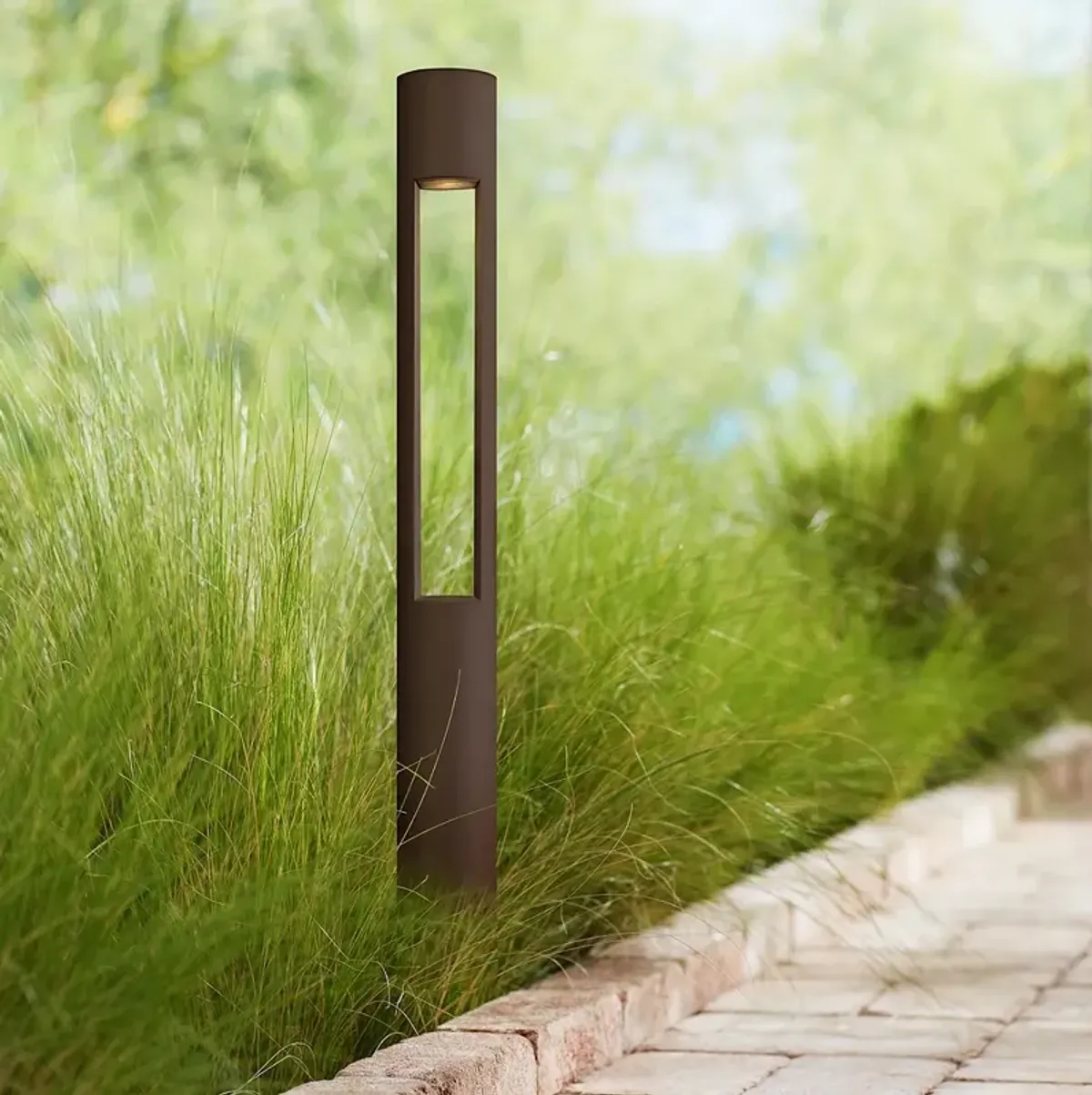 Hinkley Atlantis 30"H Bronze Bollard Landscape Light