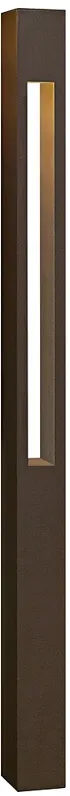 Hinkley Atlantis Bronze Square Bollard Landscape Light