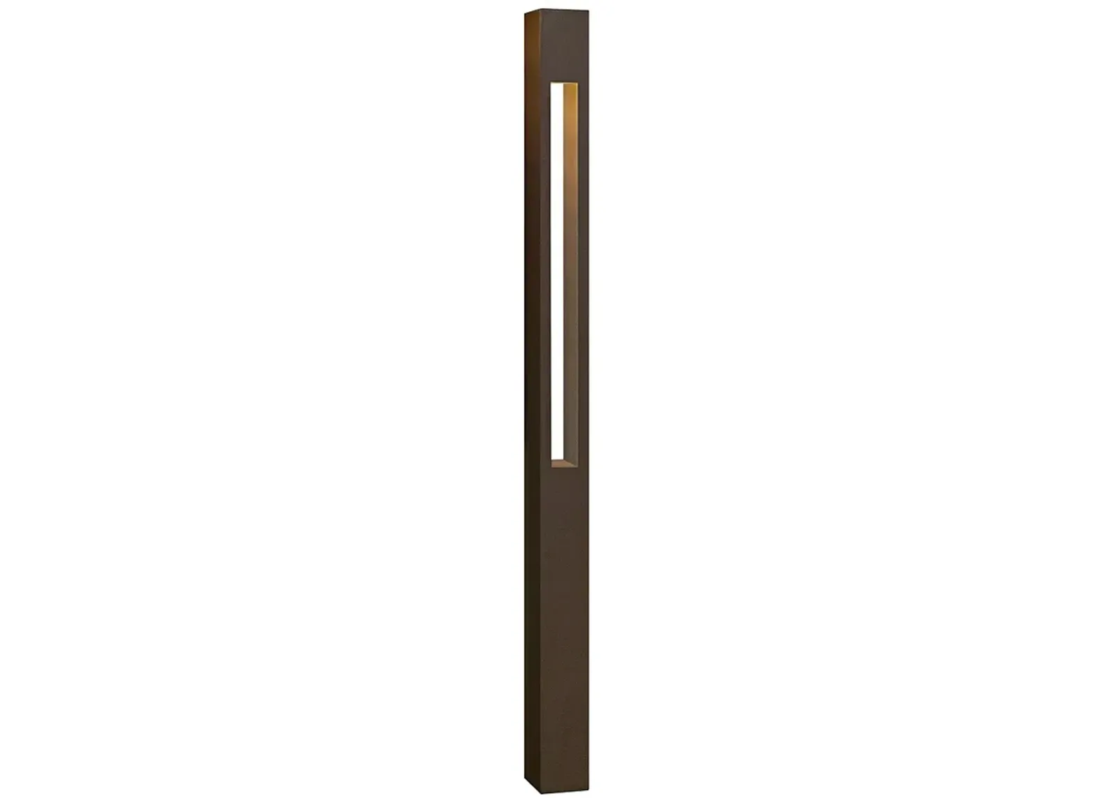 Hinkley Atlantis Bronze Square Bollard Landscape Light