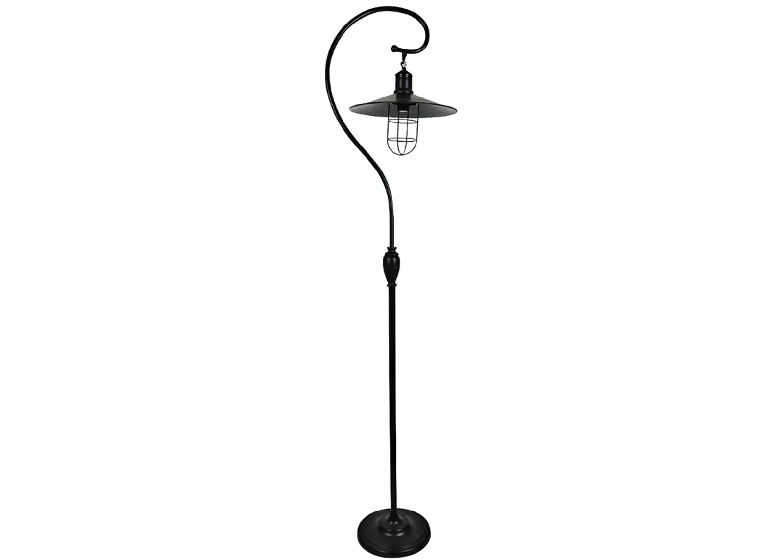 Crestview Collection Harbor 74" High Rustic Industrial Floor Lamp