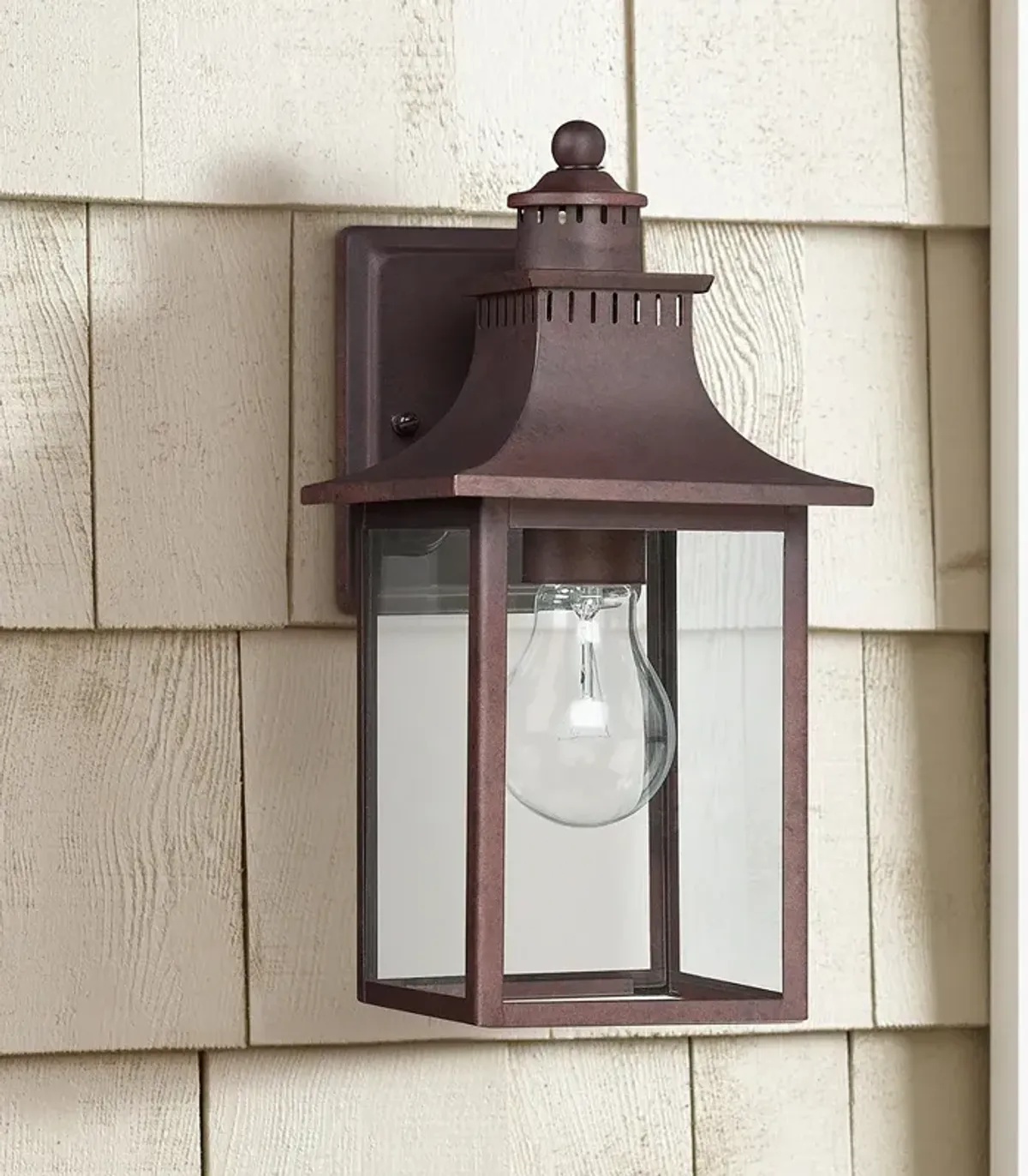 Quoizel Chancellor 11 1/4"H Copper Bronze Outdoor Wall Light