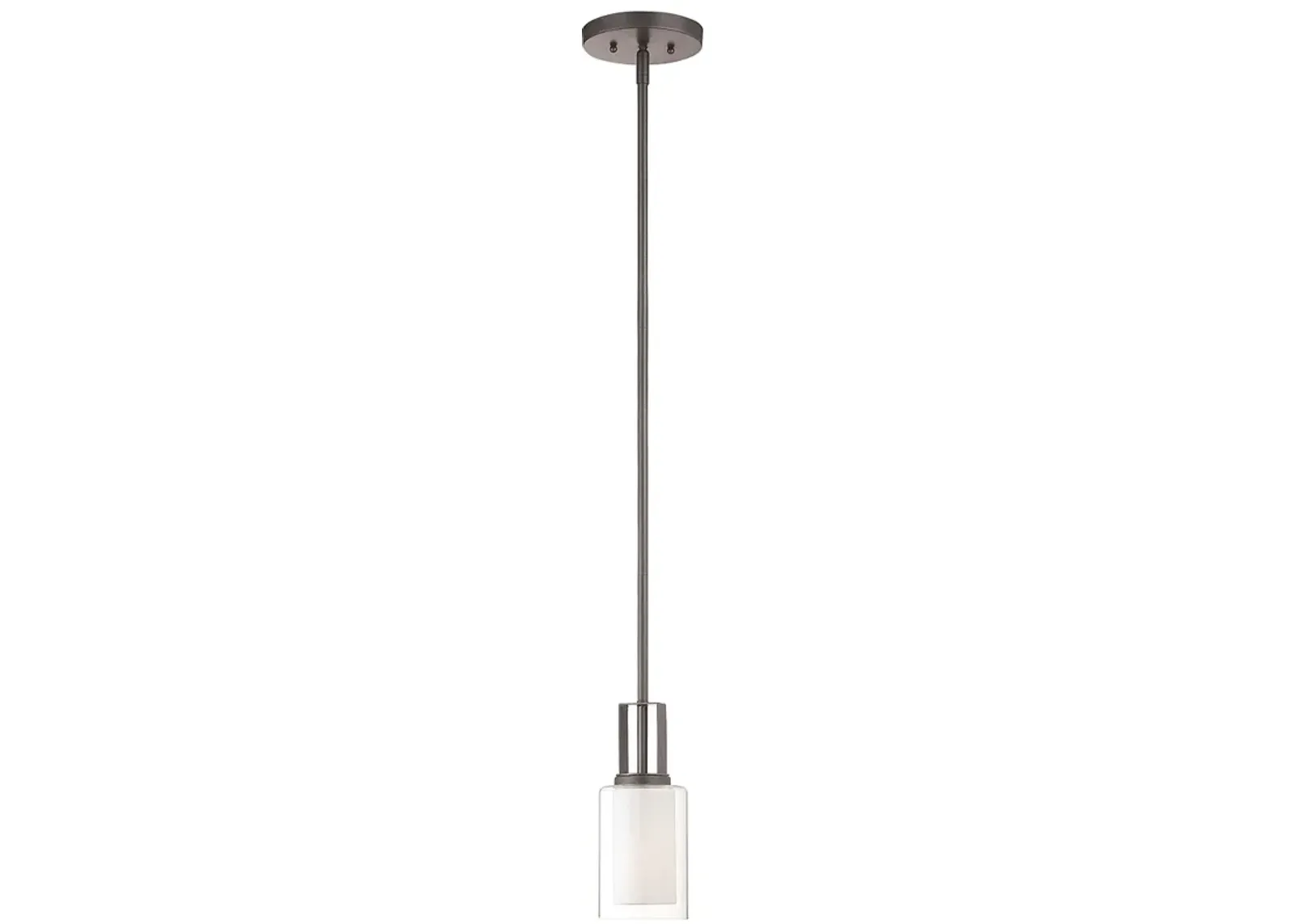 Minka-Lavery Parsons Studio 1-Light Smoked Iron Mini Pendant