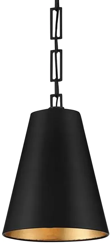 Crystorama Alston 10" Wide Matte Black 2-Light Mini Chandelier