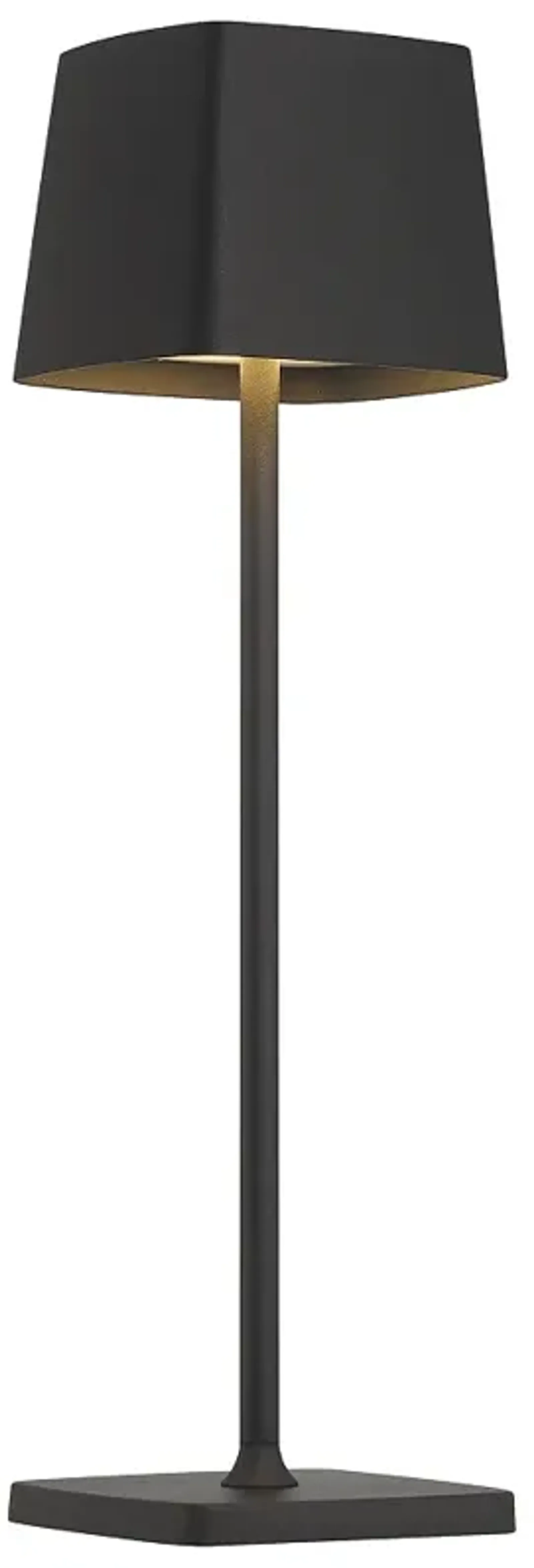 Nova 14 1/2" High Black Battery Powered Touch LED Table Lamp