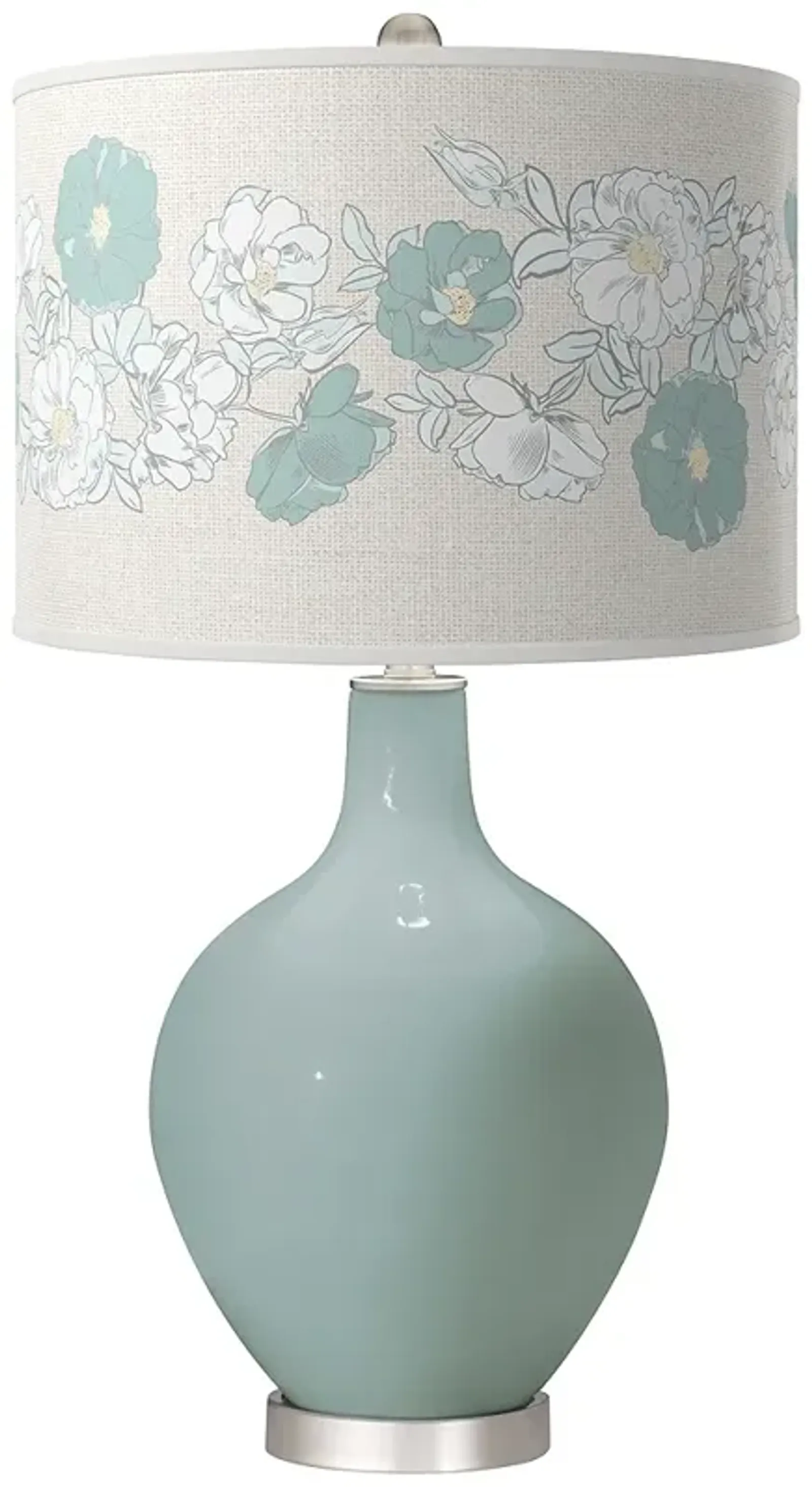 Aqua-Sphere Rose Bouquet Ovo Table Lamp