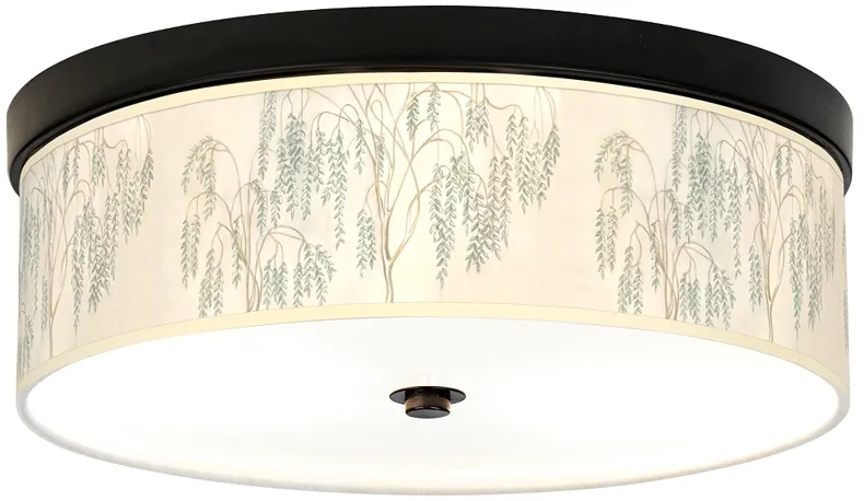 Weeping Willow Giclee Energy Efficient Bronze Ceiling Light
