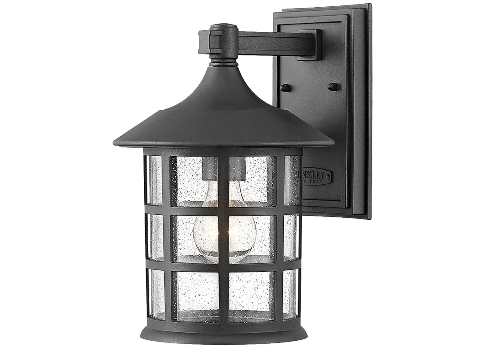 Freeport Coastal Elements 12 1/4"H Black Outdoor Wall Light