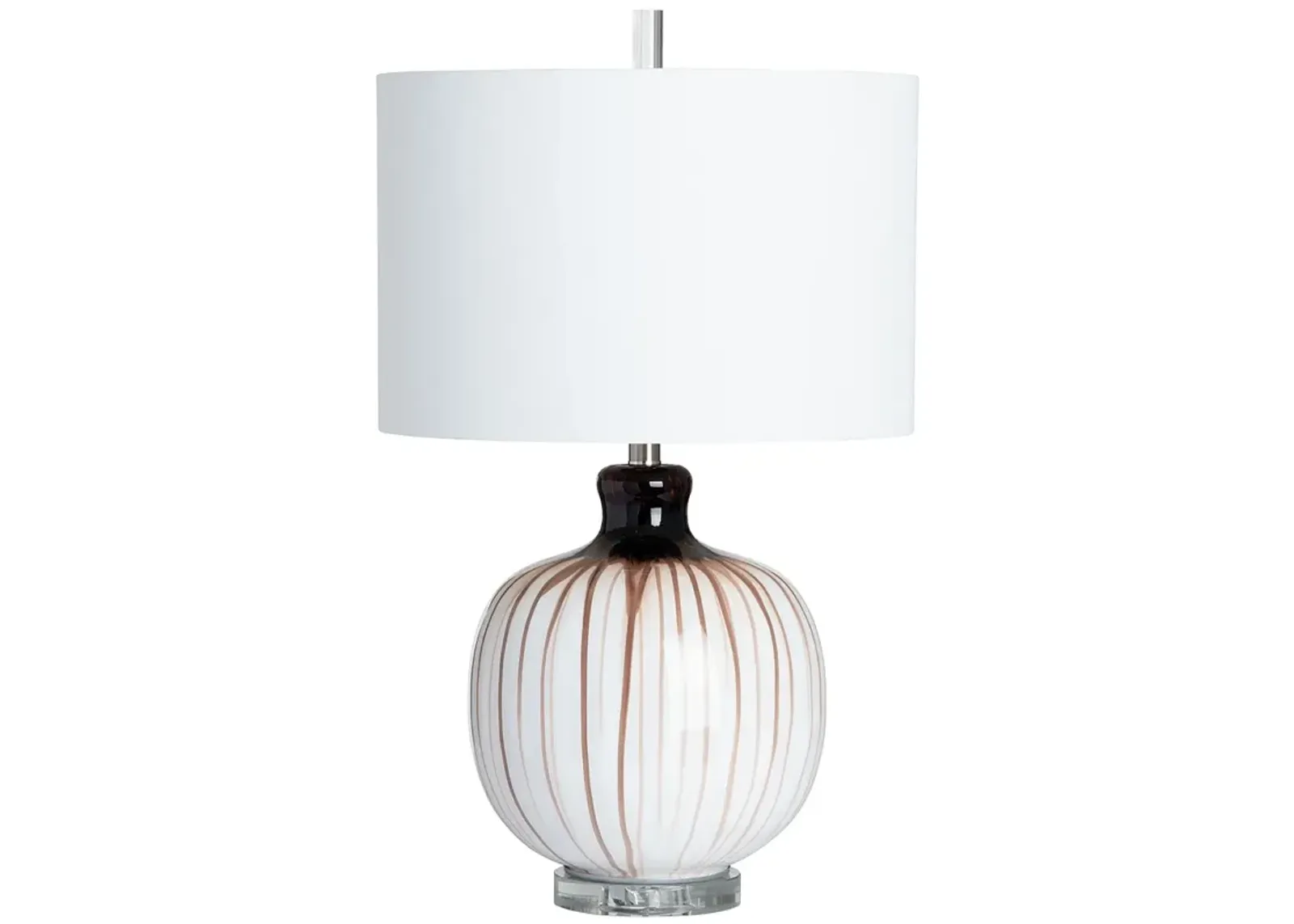 The Crestview Collection Kingston Glass Table Lamp