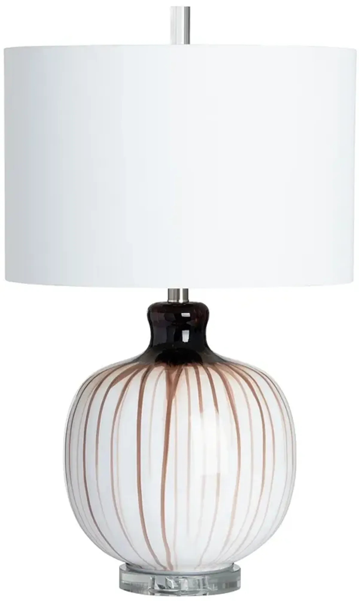 The Crestview Collection Kingston Glass Table Lamp