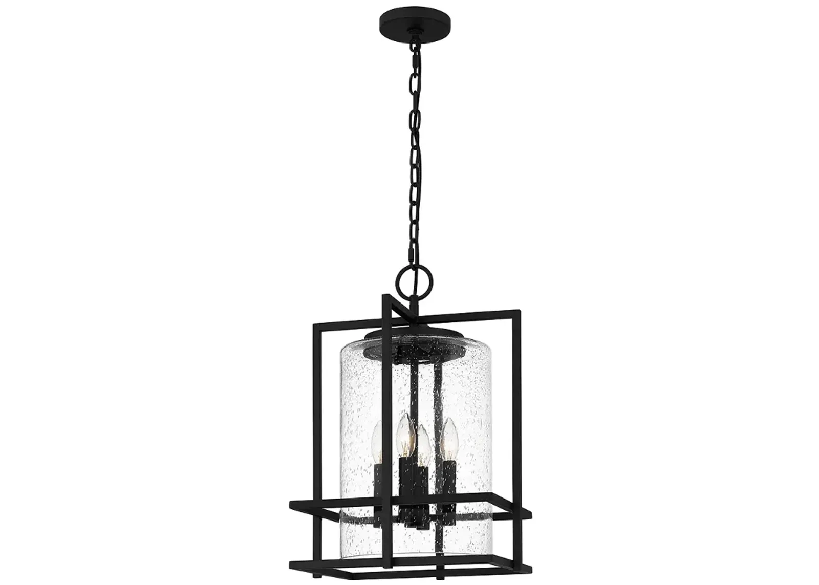 Damien 4-Light Earth Black Pendant