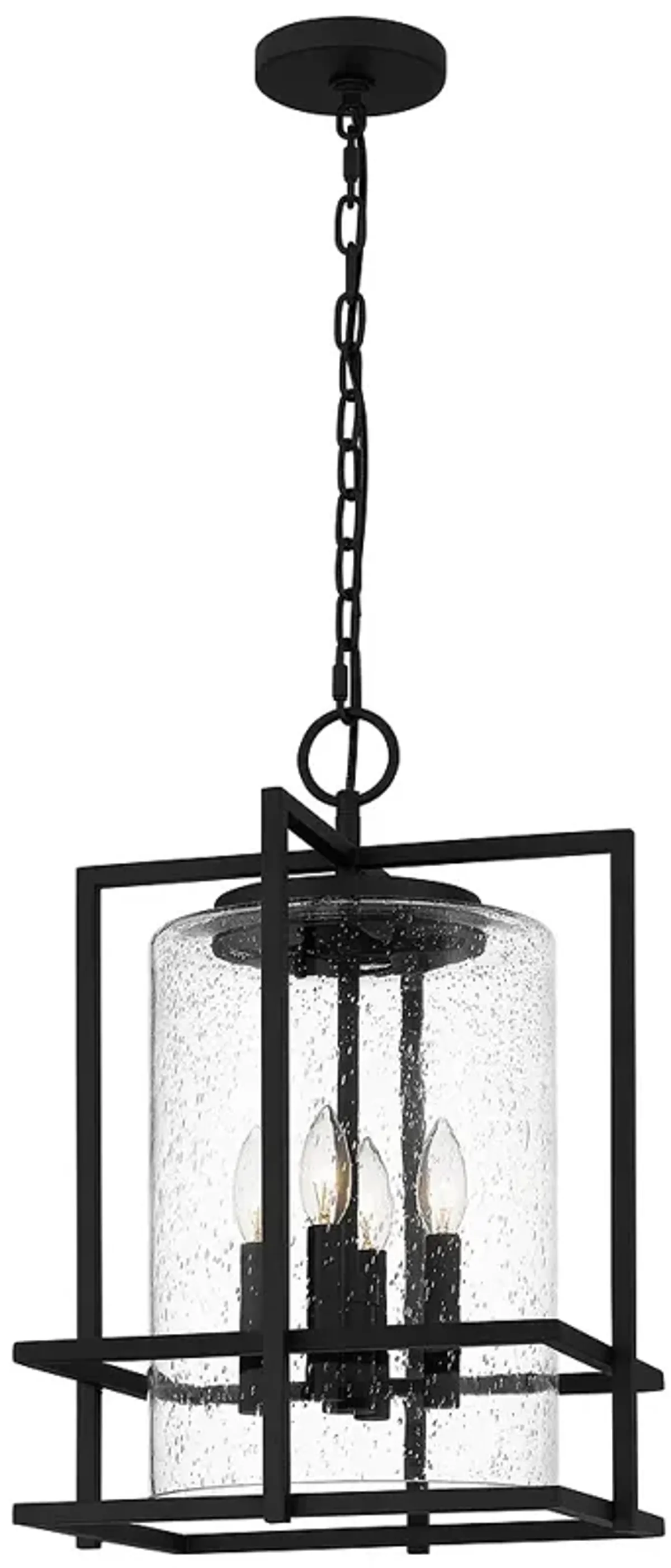 Damien 4-Light Earth Black Pendant