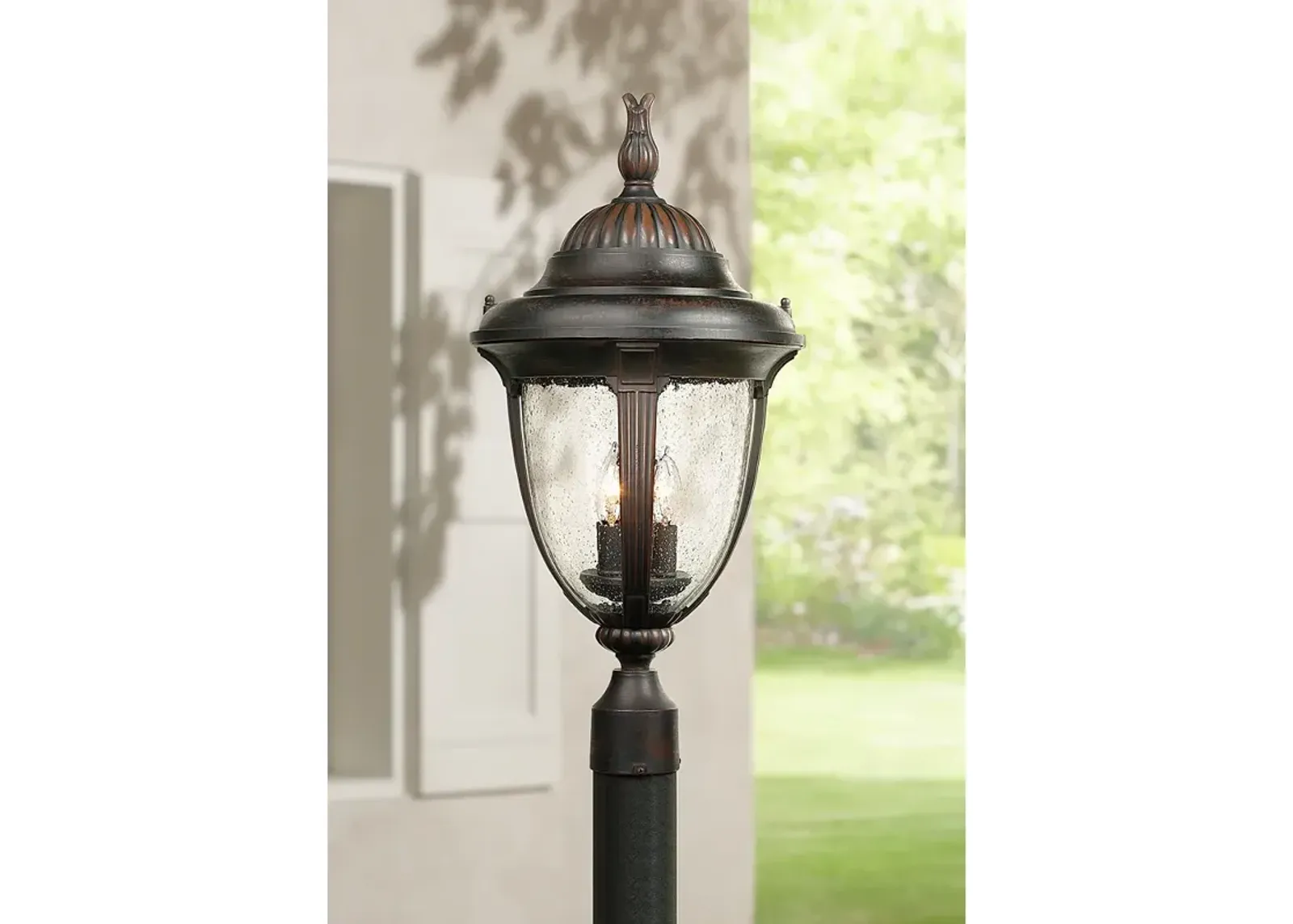 Casa Sierra 24 1/2" High Bronze Finish Traditional Post Mount