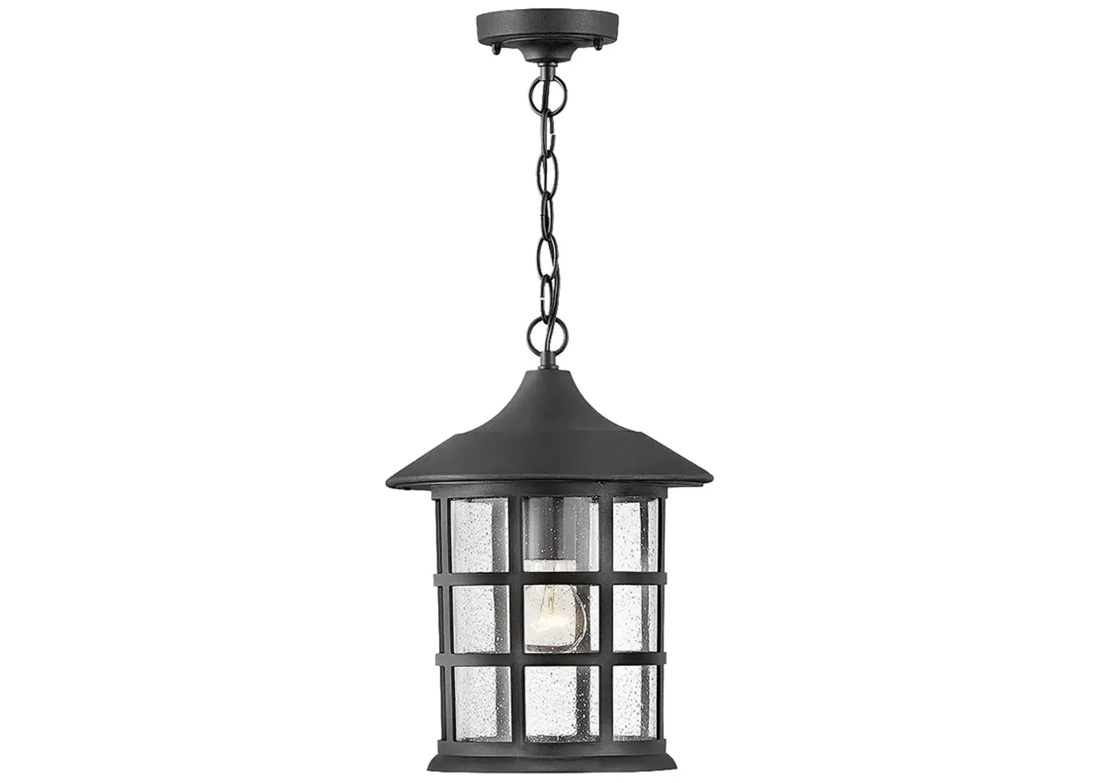 Hinkley Freeport Coastal Elements 14" High Black Outdoor Hanging Light