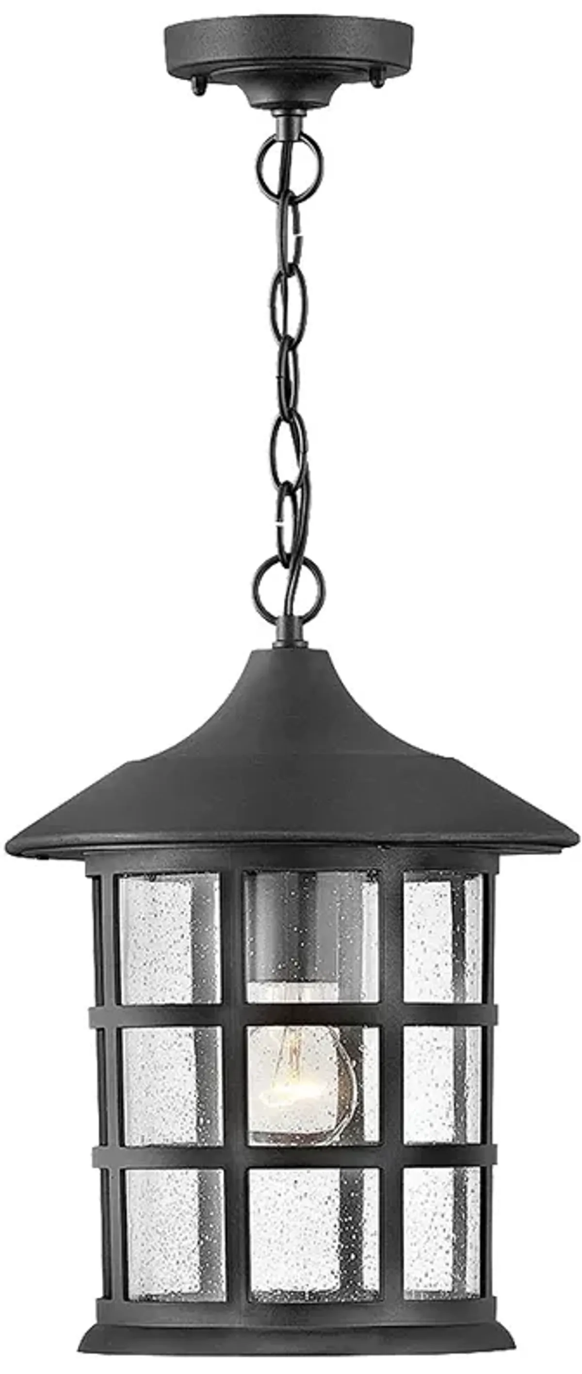 Hinkley Freeport Coastal Elements 14" High Black Outdoor Hanging Light