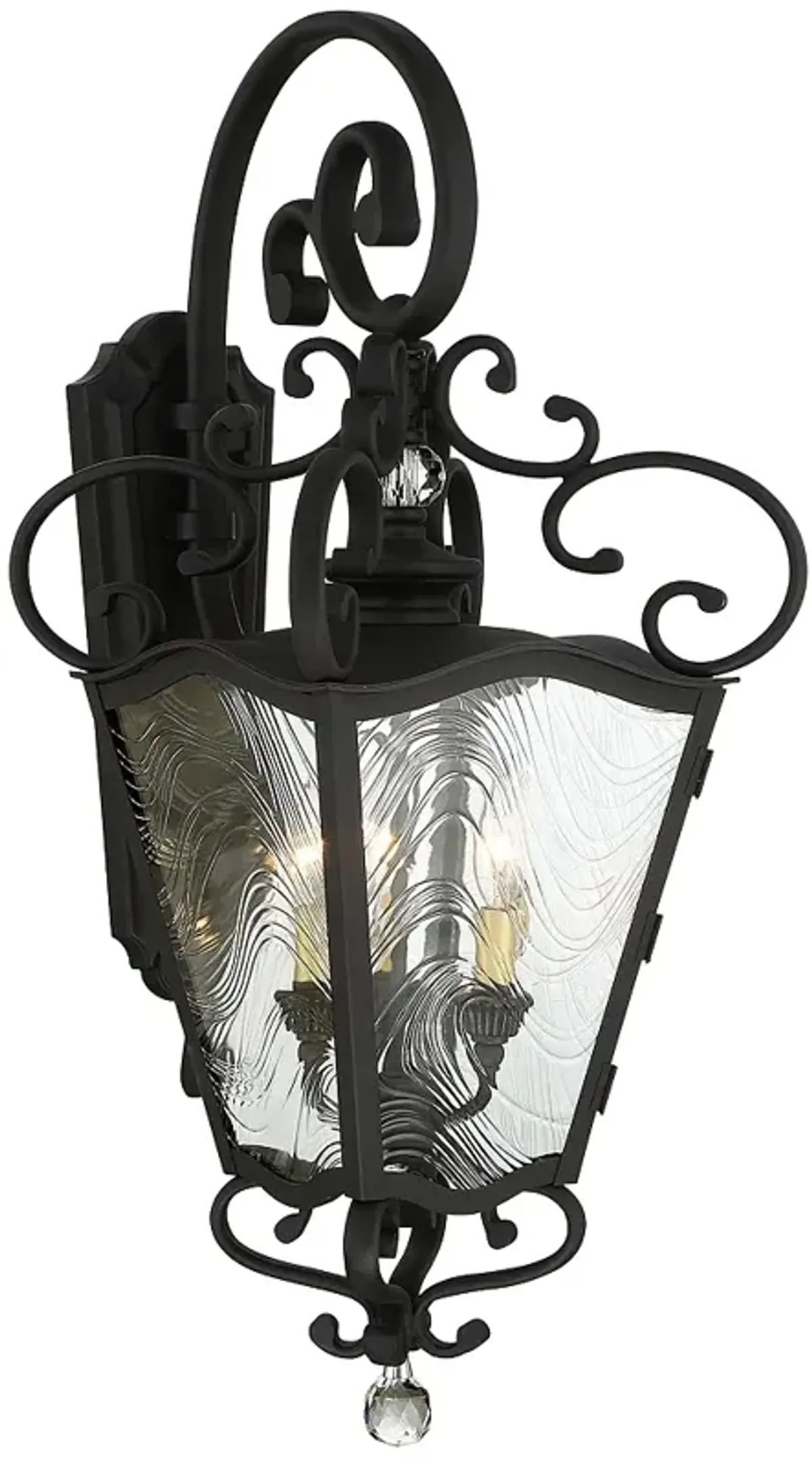 Brixton Ivy 32 1/4" High Coal Outdoor Wall Light